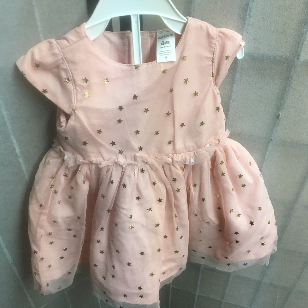 Baby Girl Pink Star Dress